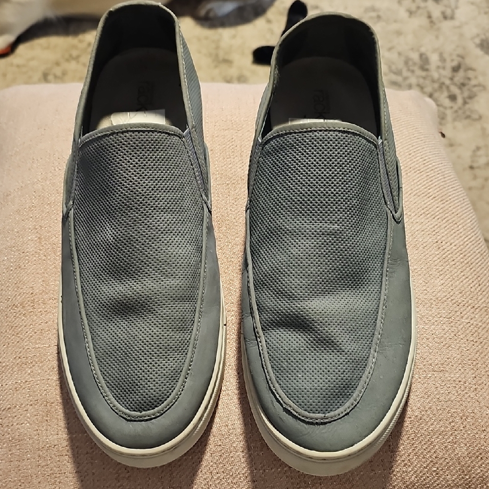 Nordstrom Men's Gray Slip-On Loafers.‎ Size 11. Good Used Condition.
